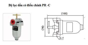 Bộ lọc dầu điều chỉnh pr-c Bộ lọc dầu điều chỉnh pr-c