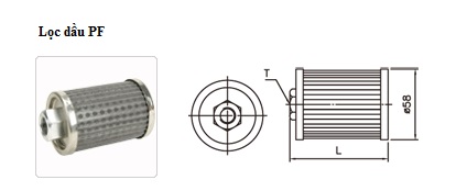 Bộ lọc dầu PF Ishan Bộ lọc dầu PF Ishan