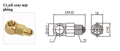 Co nối xoay PE ISHAN