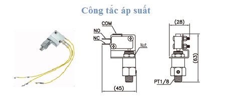 Công tắc áp suất 321660 ISHAN
