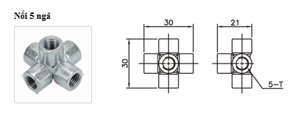 Nối năm ngã PHD0501 ISHAN Nối năm ngã PHD0501 ISHAN